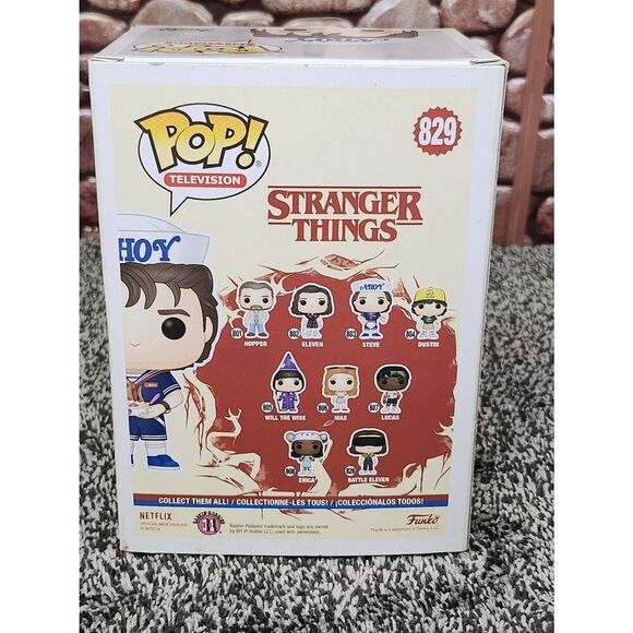 Funko POP Stranger Things Scoops Ahoy Steve Baskin Robbins Exclusive #829 - Picture 3 of 6